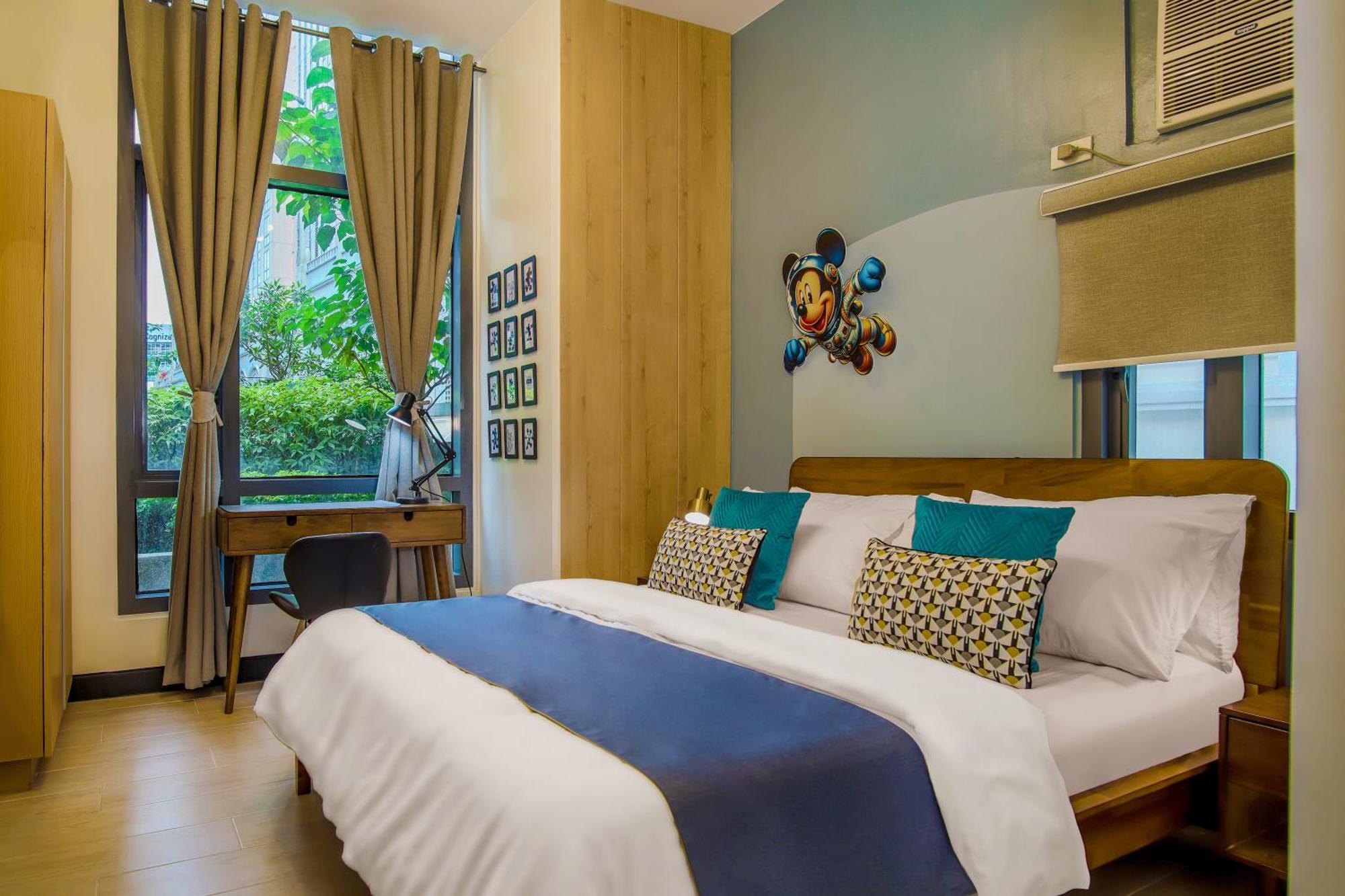 Apartment Vintage Mickey In Bgc -200mbps Wifi Manila
